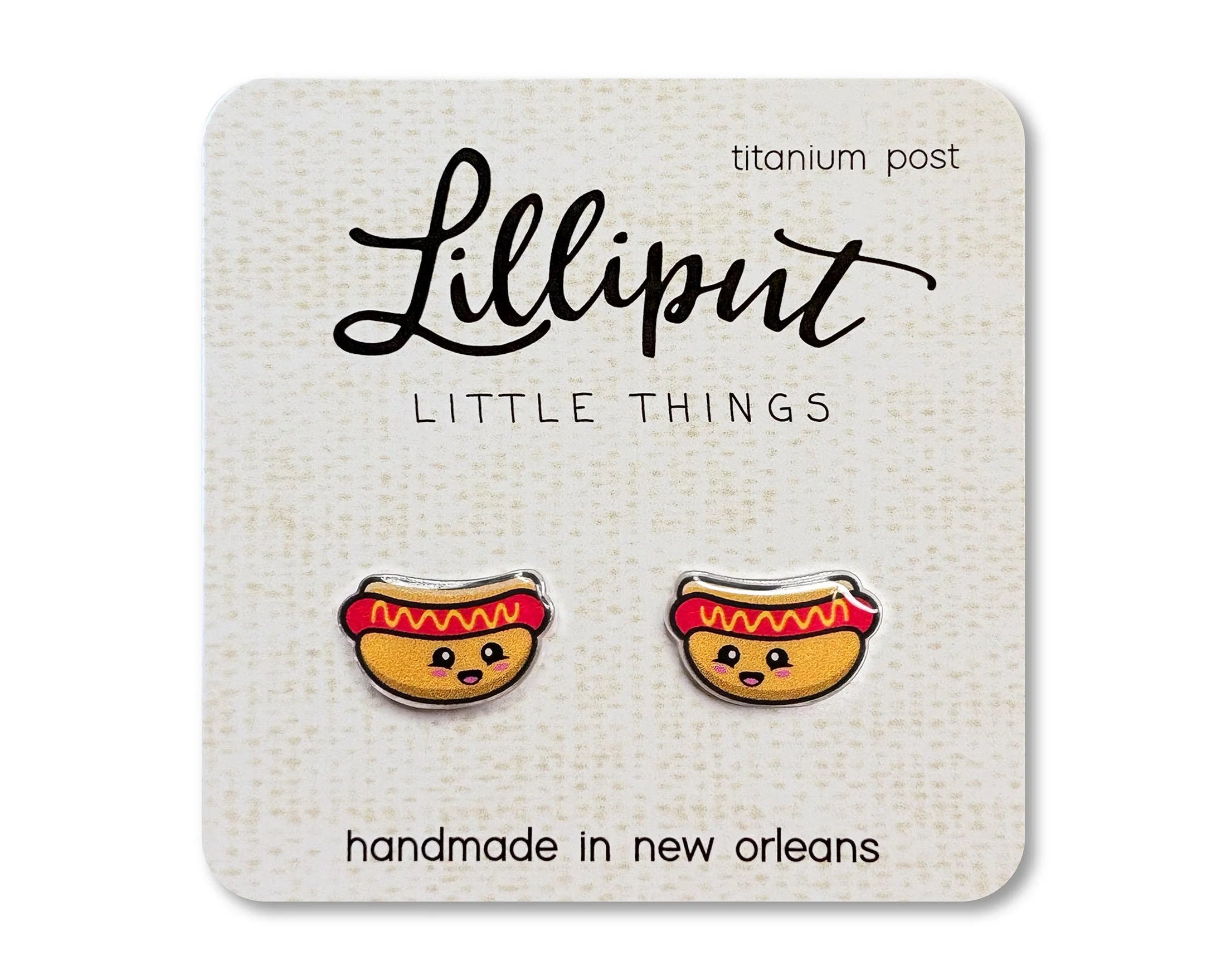 Kawaii Hot Dog Earrings