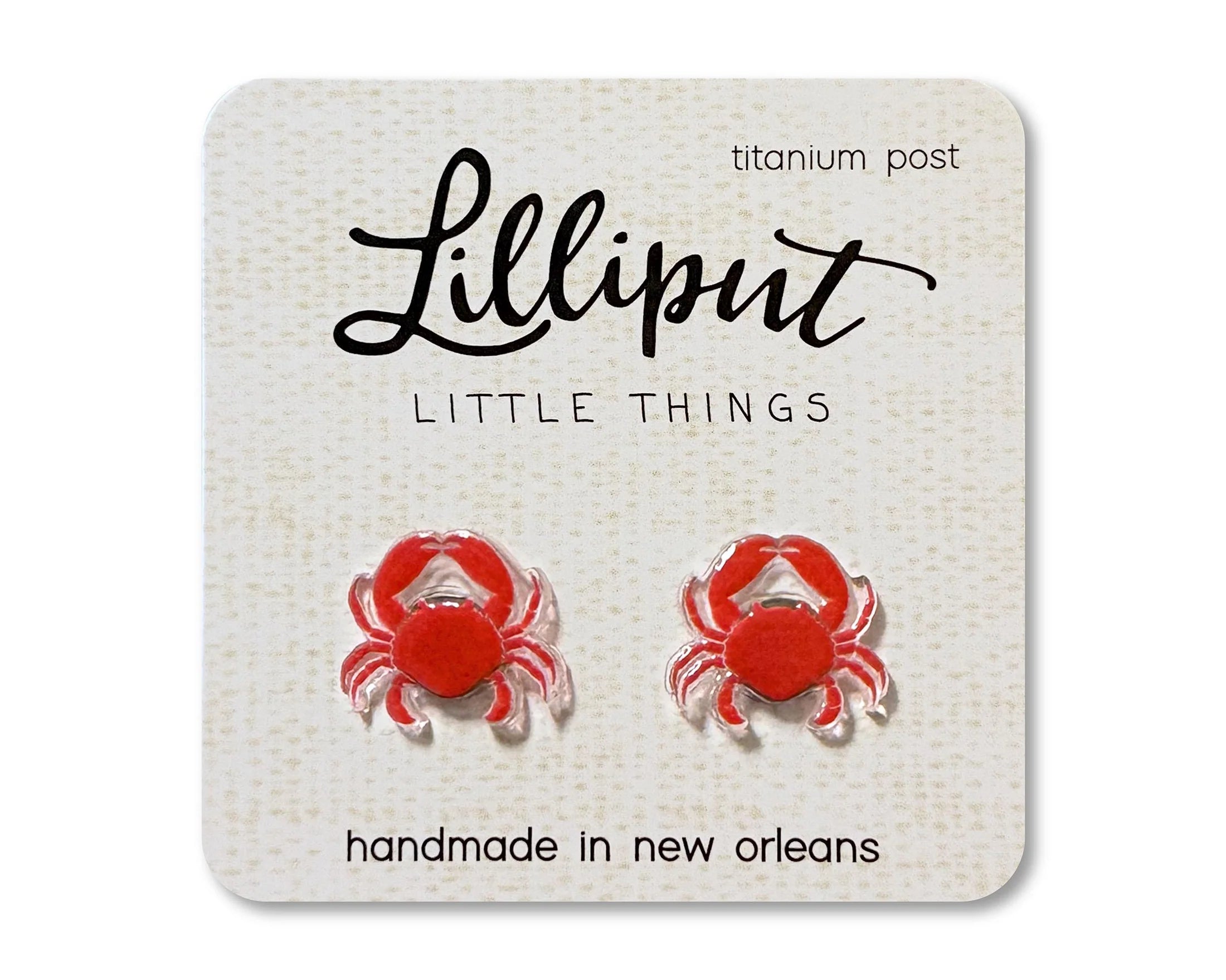 Crab Earrings