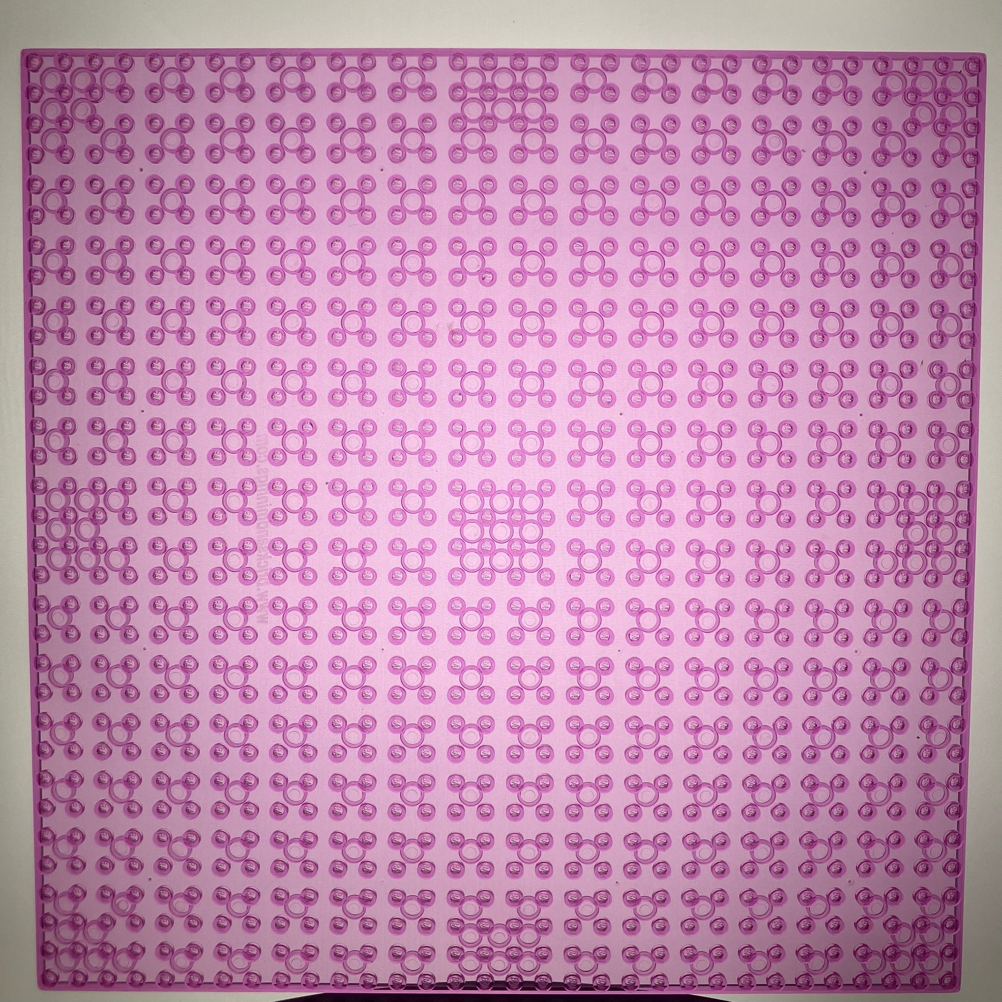 BAM Baseplate - LEGO® Clear Pink