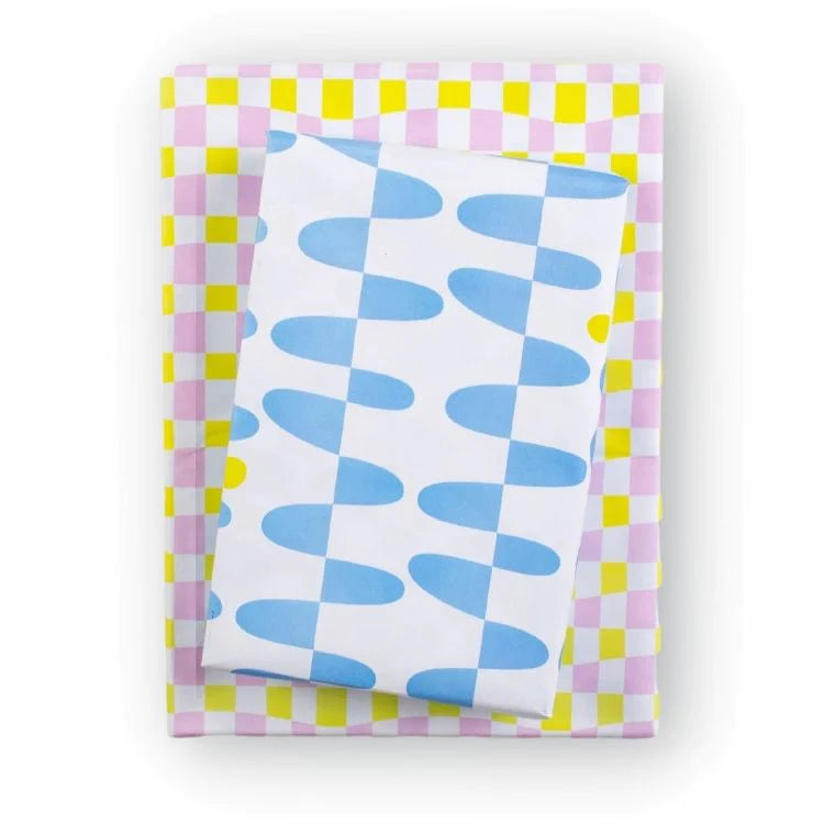 Dot Wave - Double-Sided Eco Gift Wrap