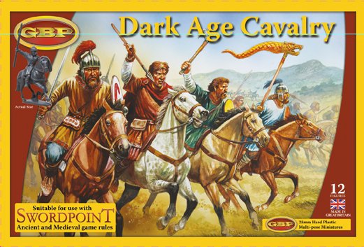 Dark Age Cavalry, 28 mm Scale Model Plastic Figures