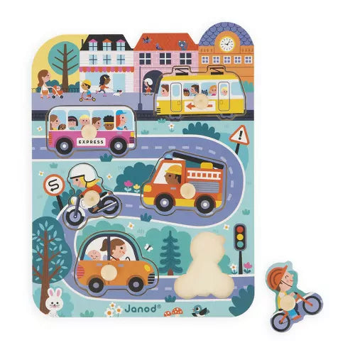 In the Town - Peg Puzzle