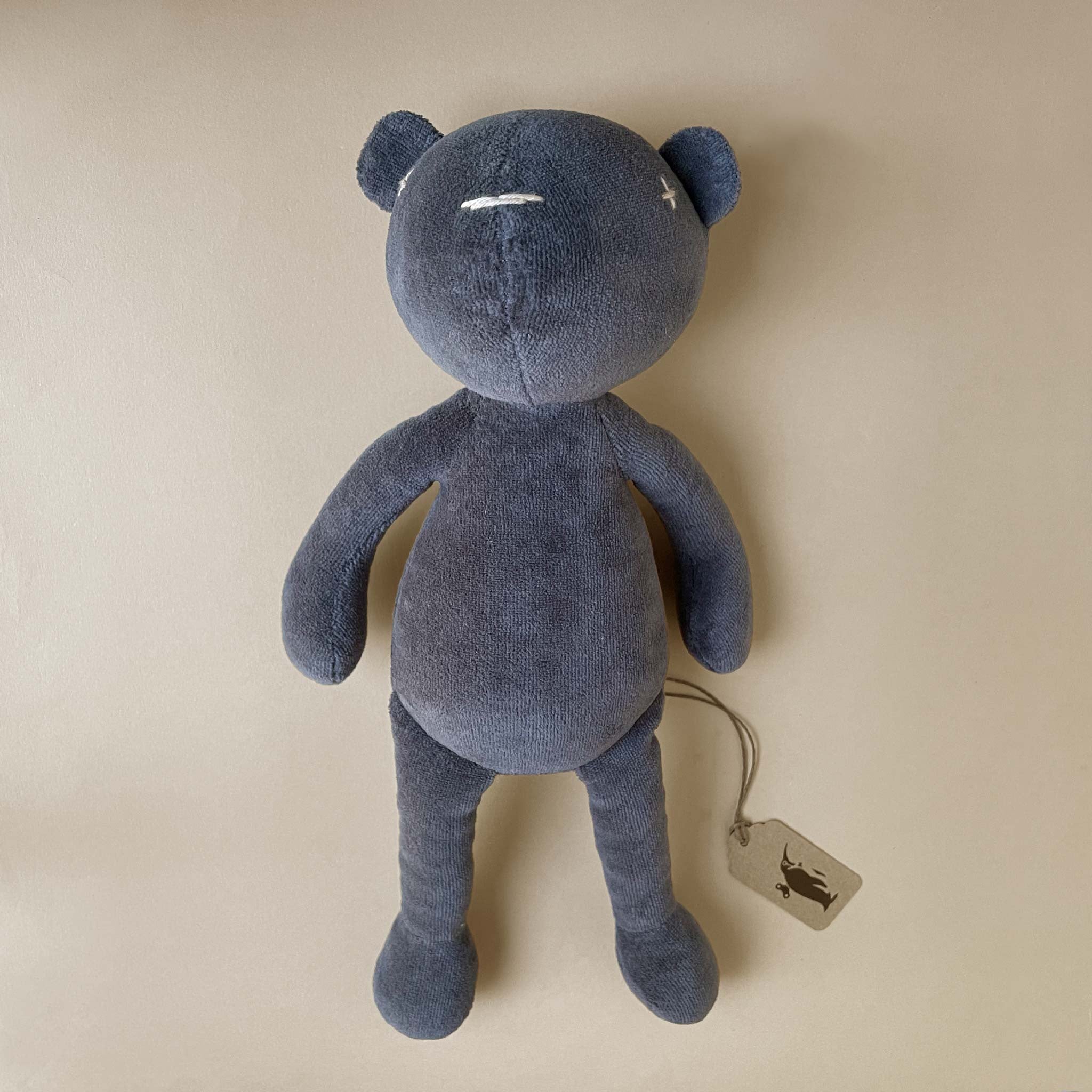 Jermaine the Petite Bear | Blue-Grey