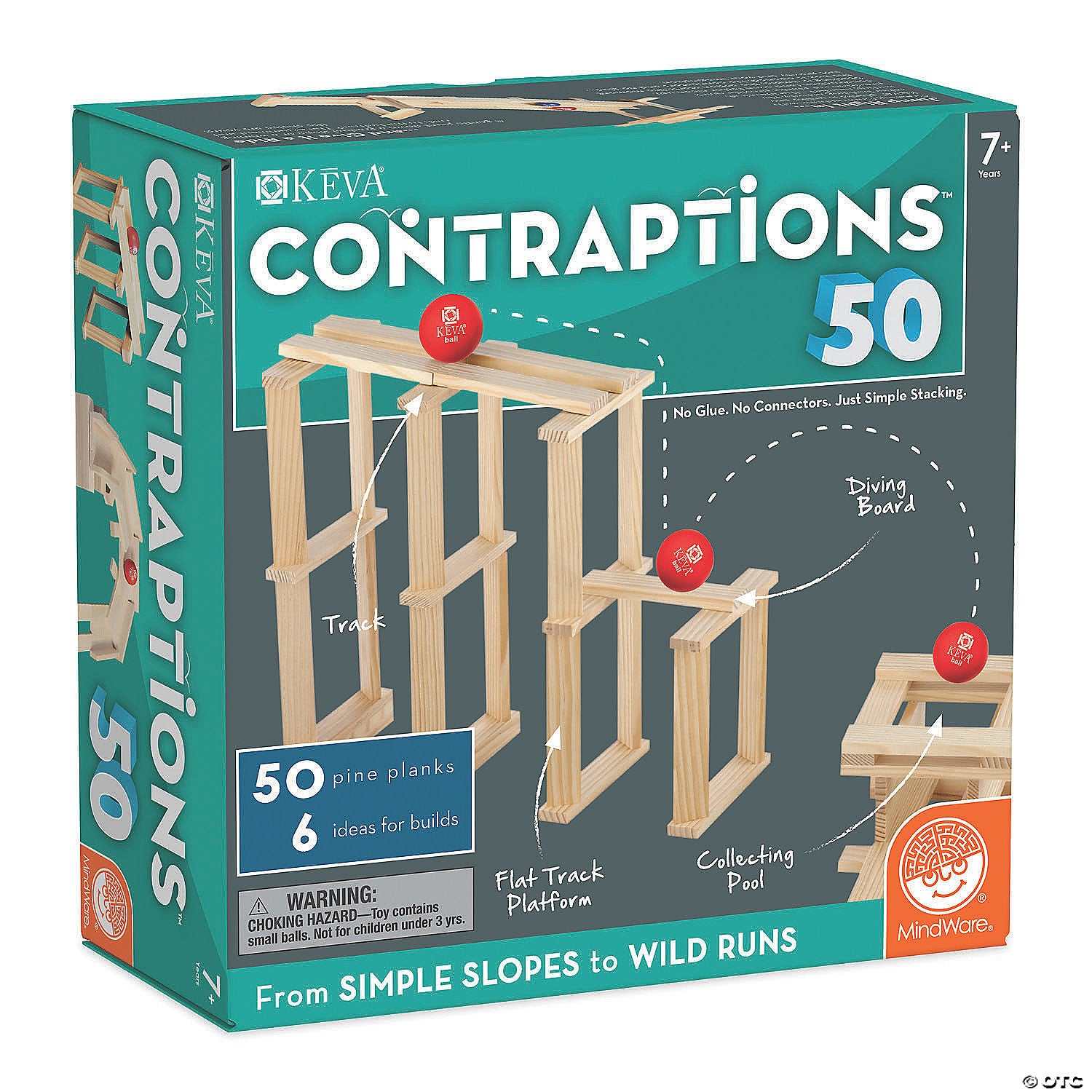 KEVA: CONTRAPTIONS 50  PIECE SET