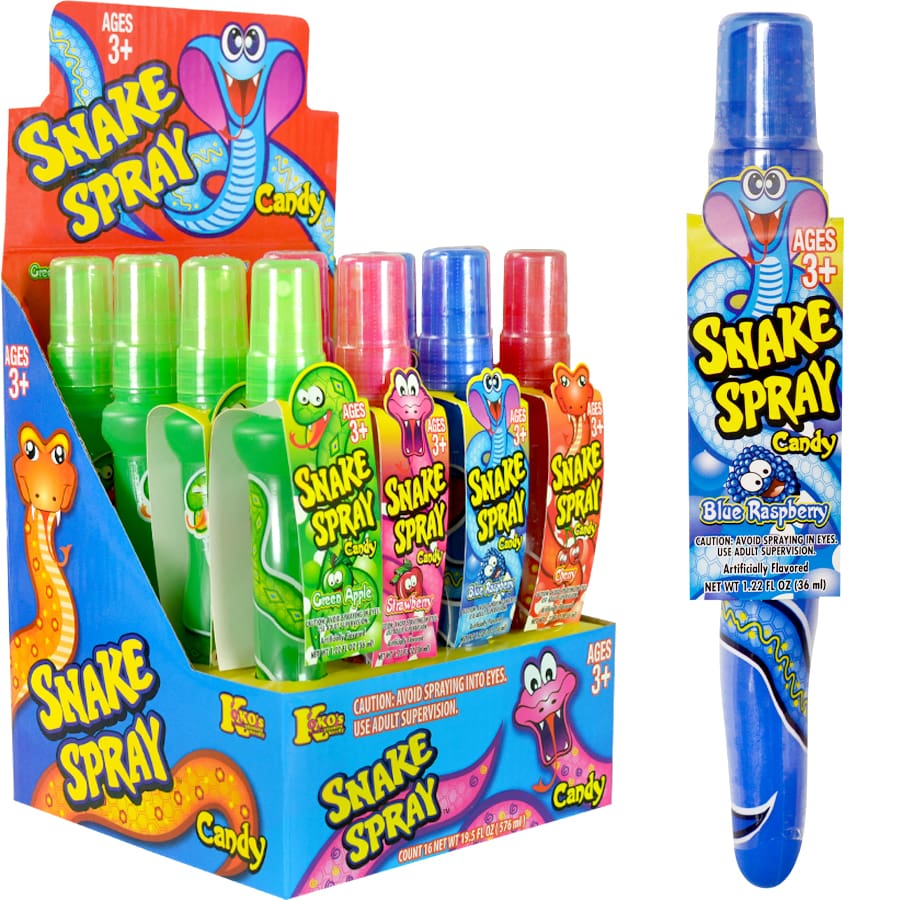 Snake Spray Candy Assorted Flavors