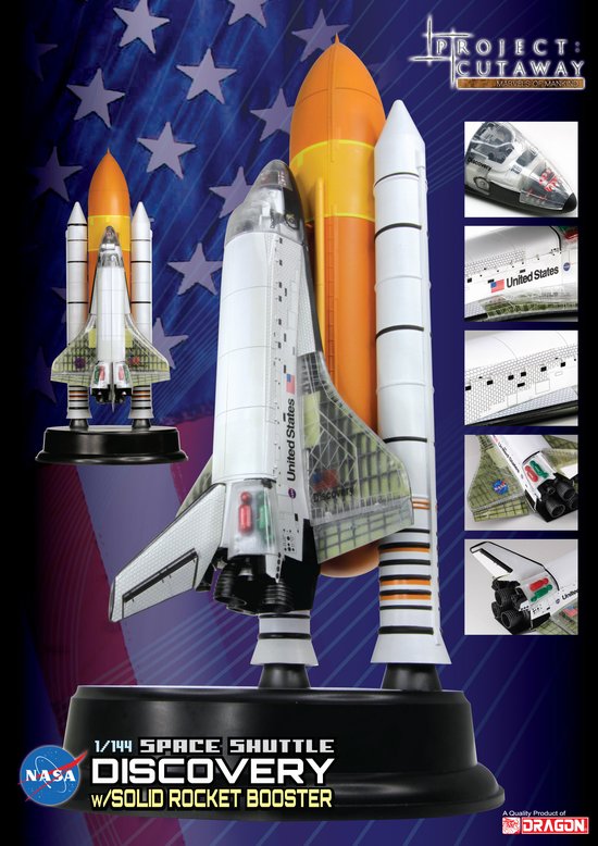 Space Shuttle “Discovery” (Cutaway) 1/144 Scale Model