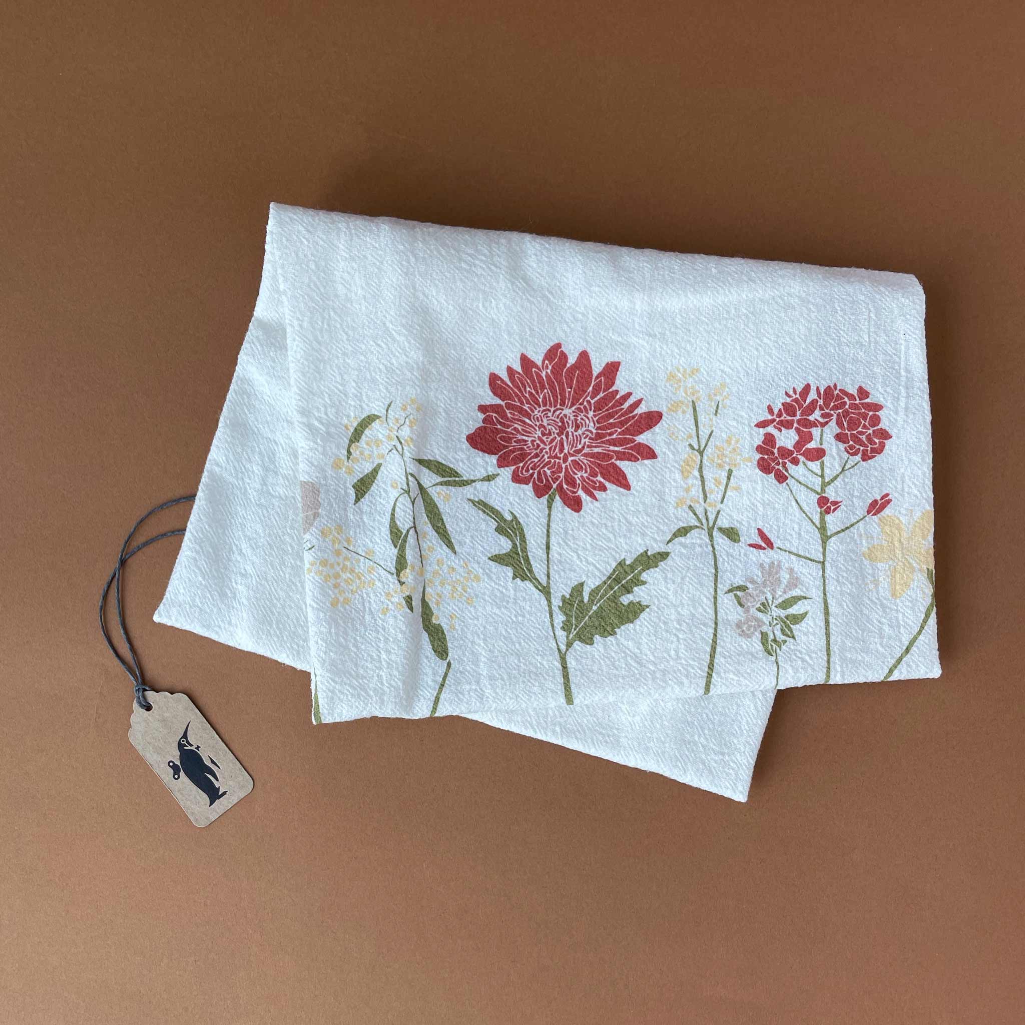 Language of Flowers Kitchen Towel | Joy
