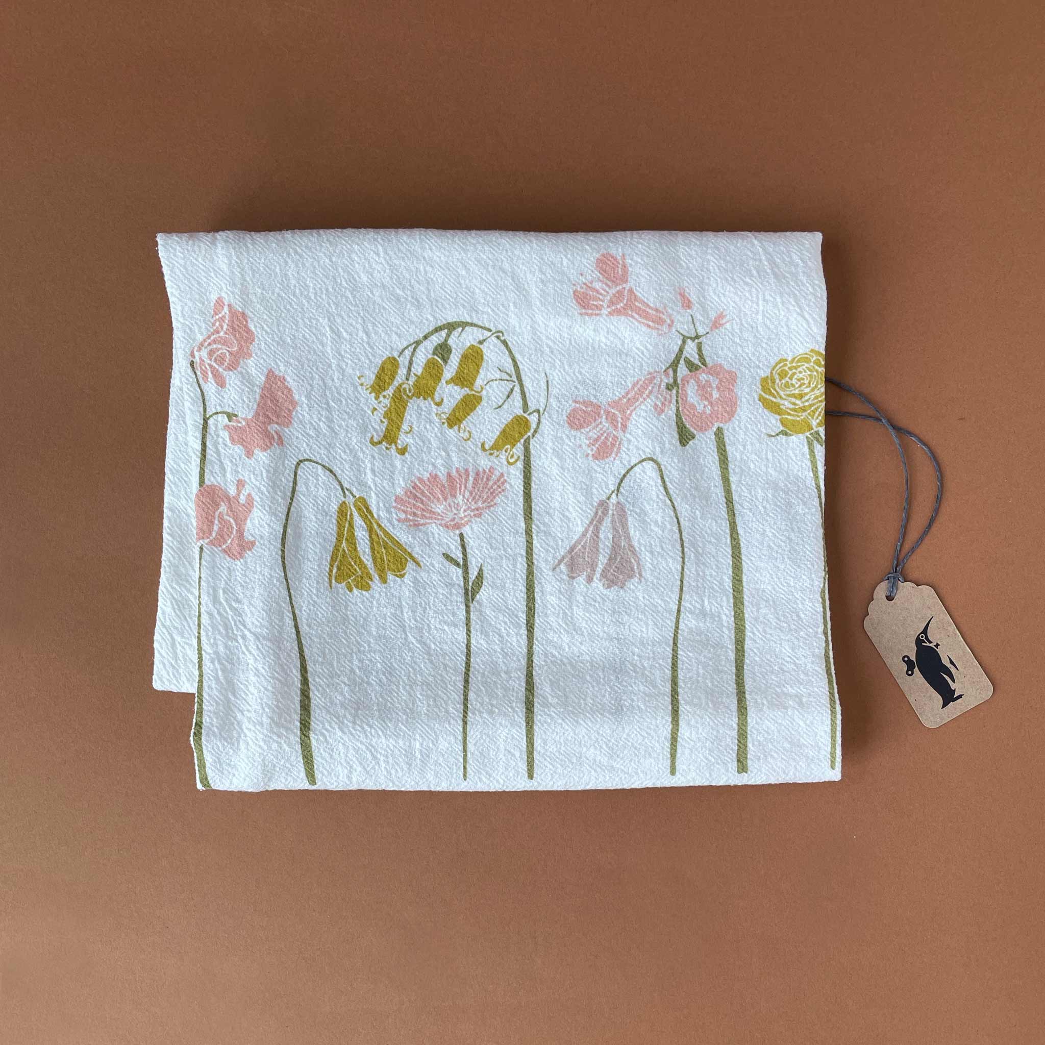Language of Flowers Kitchen Towel | Gratitude