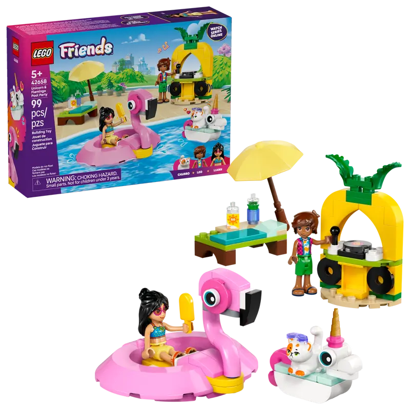LEGO Friends - Unicorn & Flamingo Pool Party
