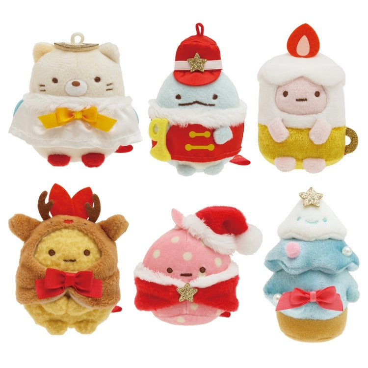 Japan San-X Sumikko Gurashi Mini Plush Doll Soft Toy (Christmas)