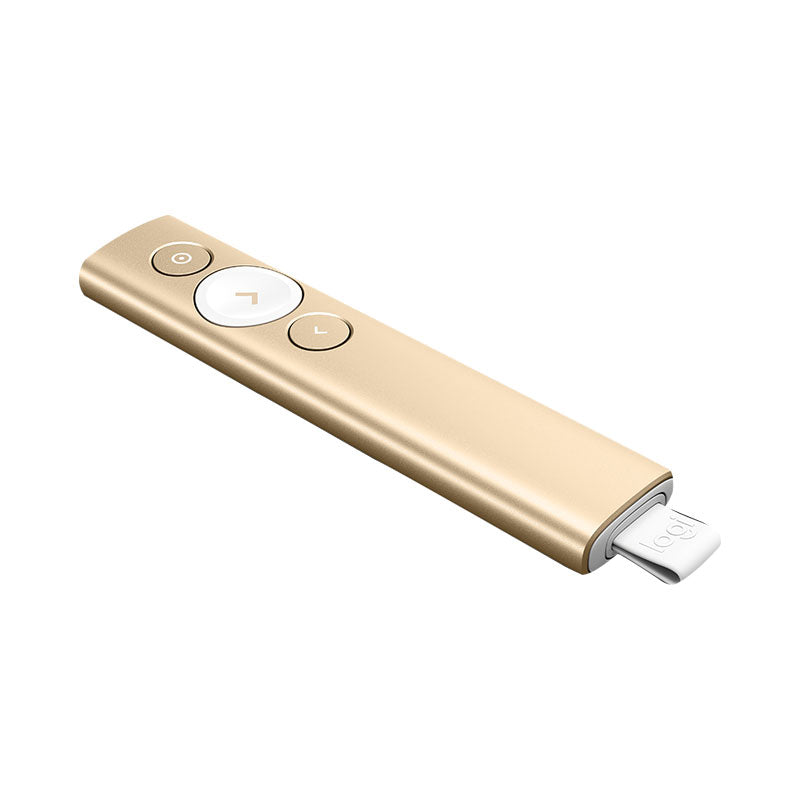Logitech Spotlight Advance Presentation Remote Gold