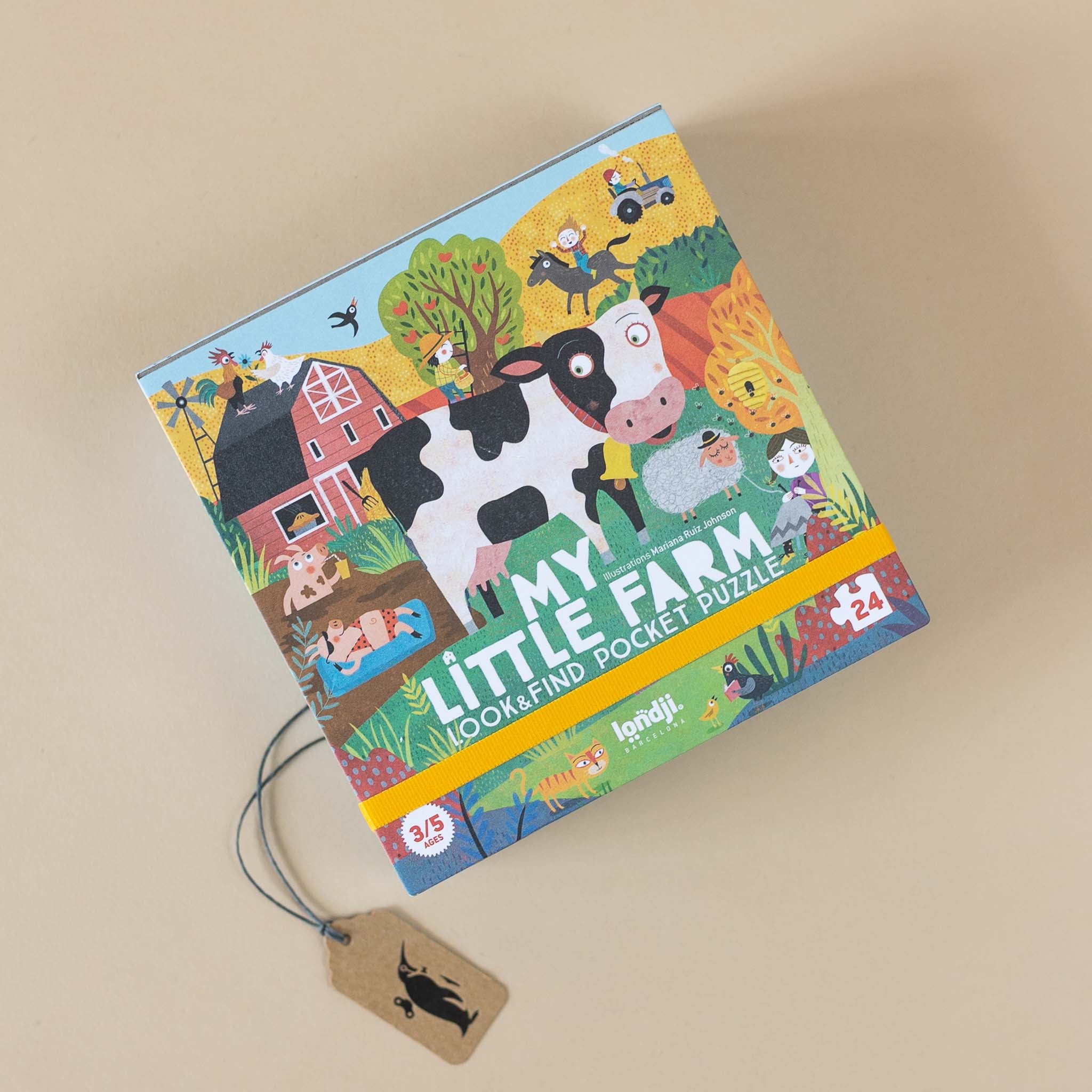 24pc Look & Find Pocket Puzzle | My Little Farm