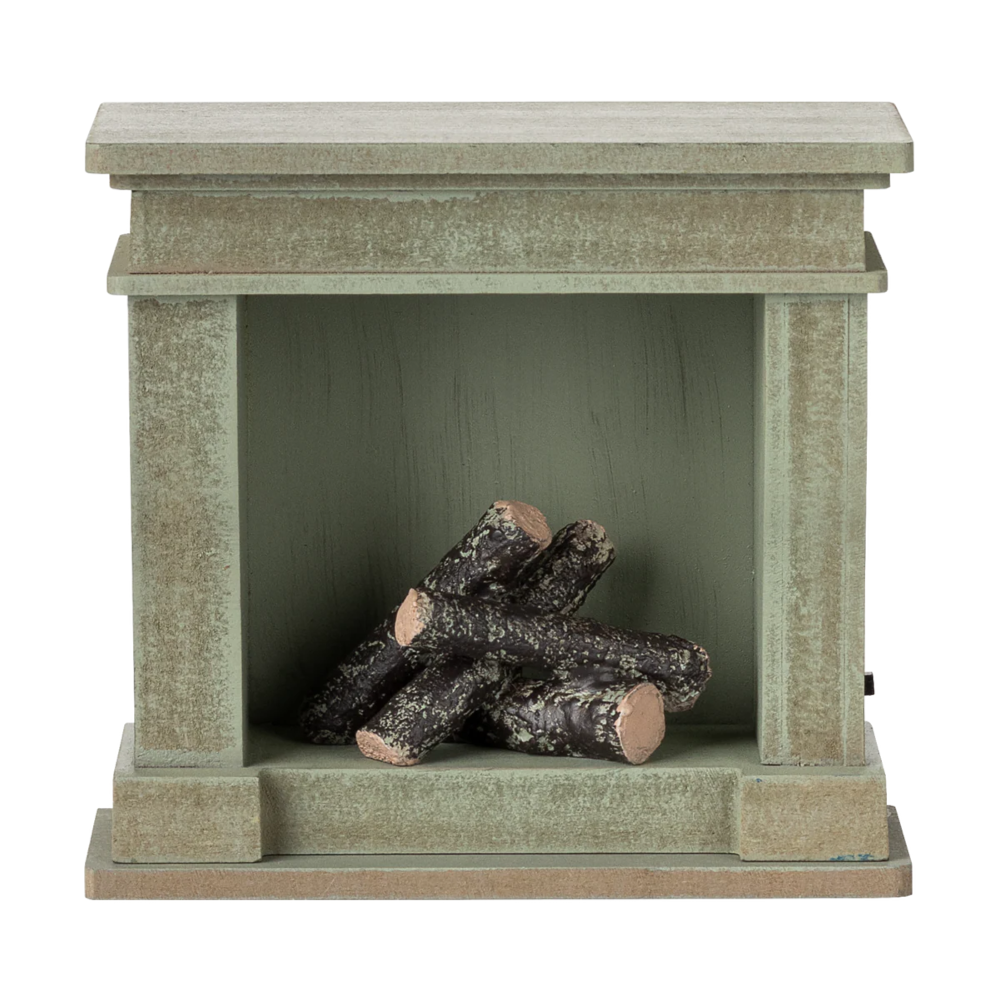 Fireplace, Miniature - Dusty green
