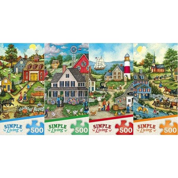 Simple Living - 500 Piece Puzzle Assortment