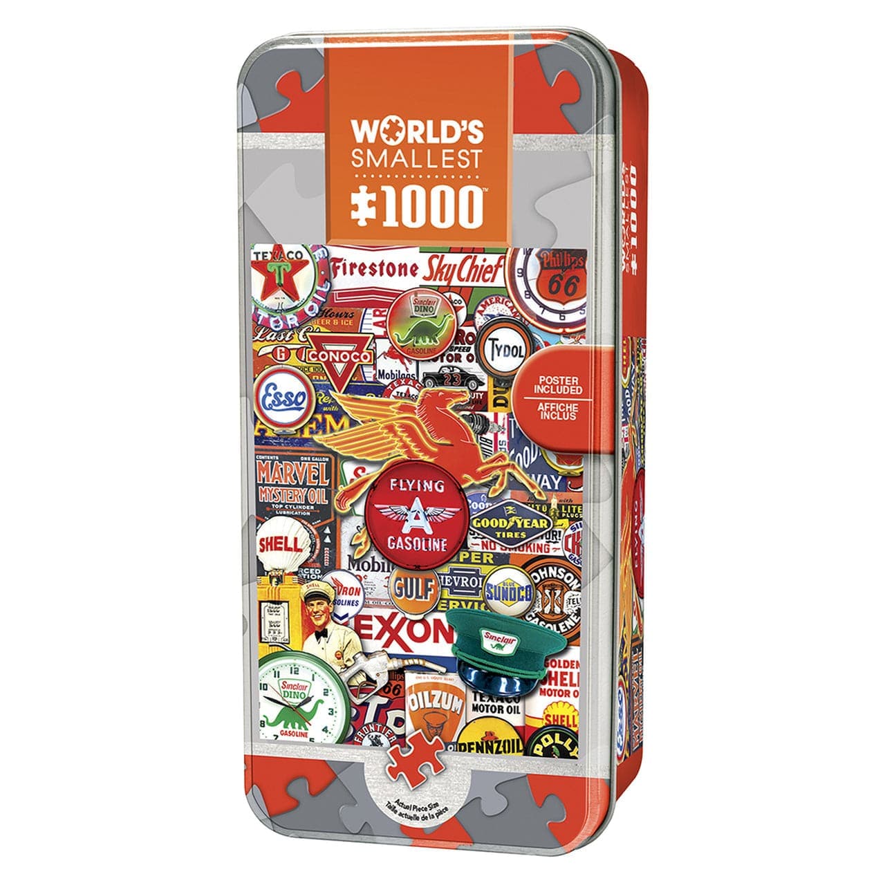 World's Smallest - Retro Petrol - 1000 Piece Puzzle in a Tin
