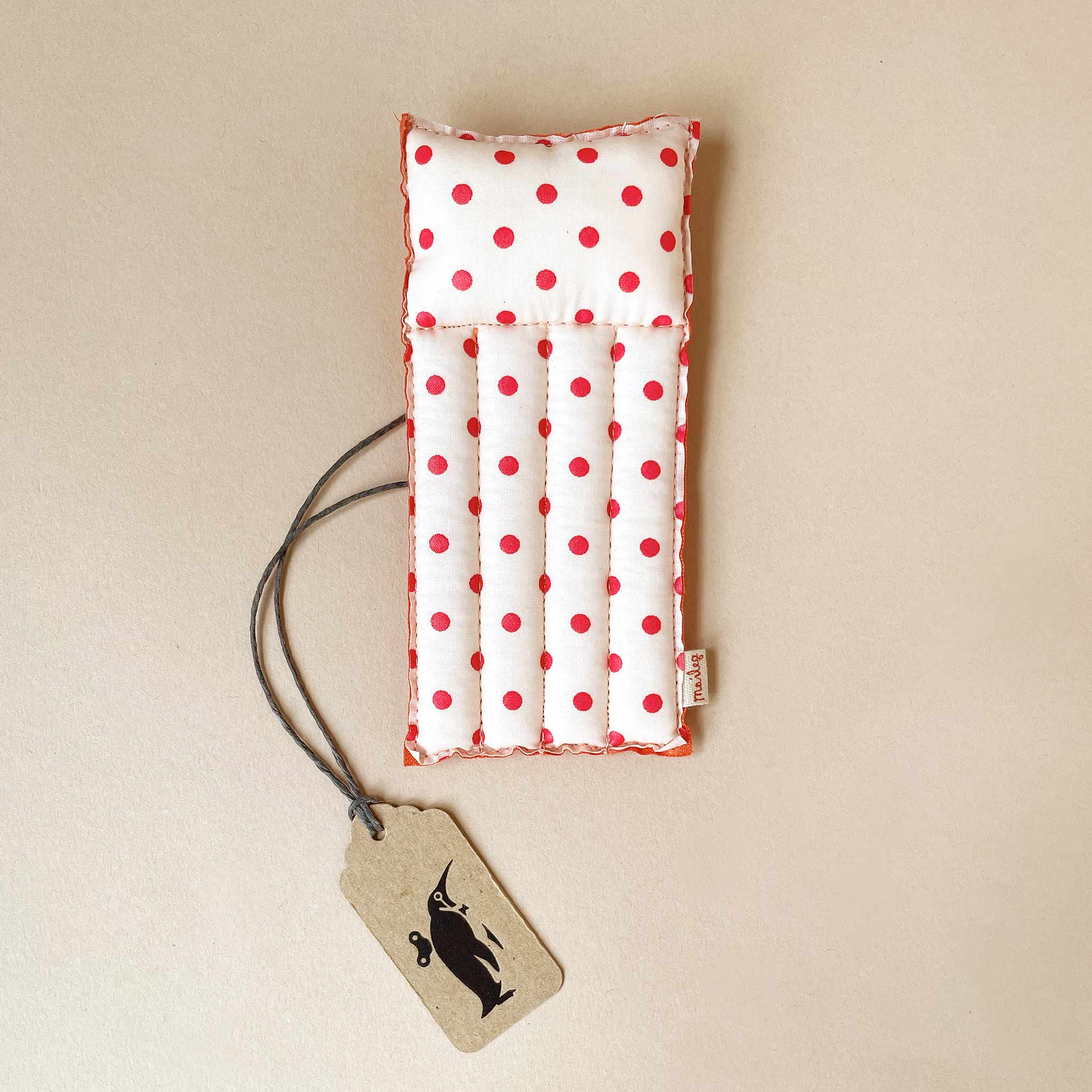 Matchbox Mouse Accessories | Air Mattress Pool Float - Red Dots