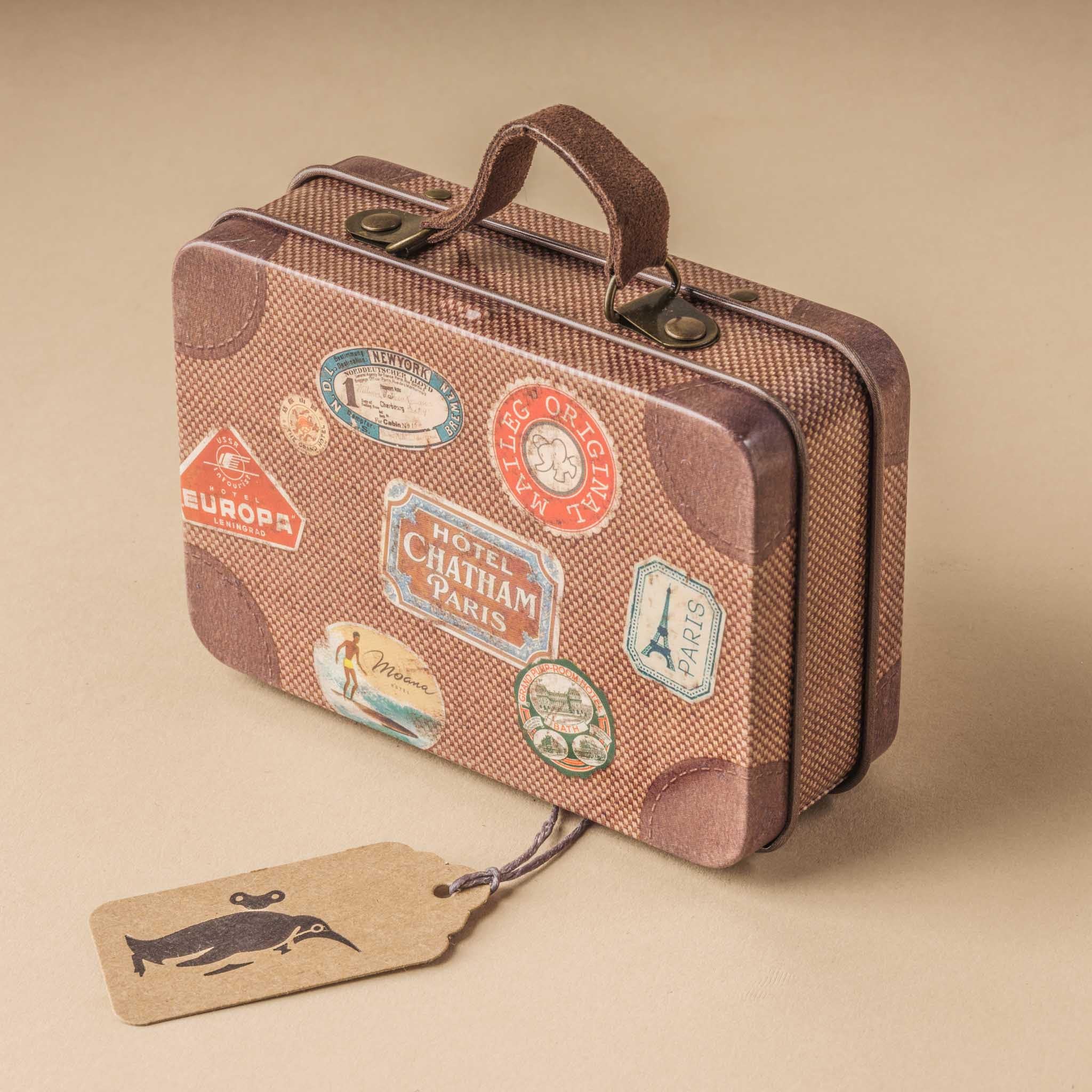 Matchbox Mouse Suitcase | Brown