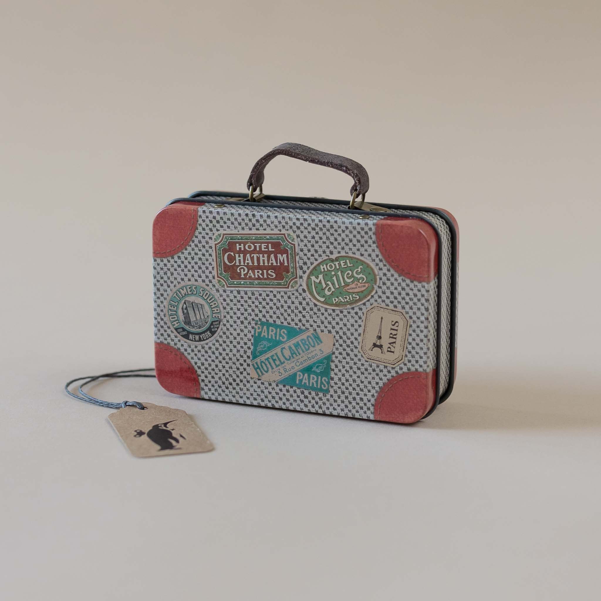 Matchbox Mouse Suitcase | Light Grey Travel
