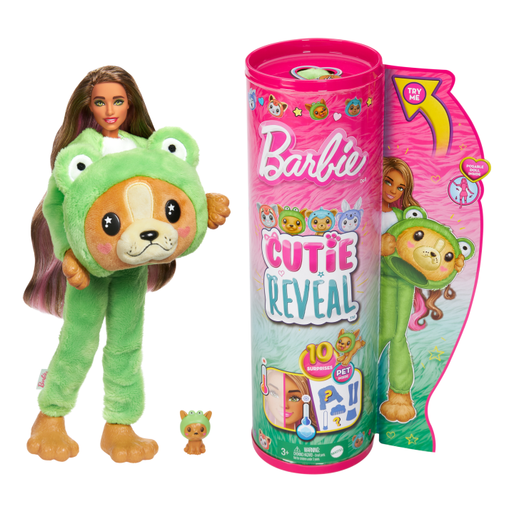 Barbie Cutie Reveal - Puppy as Frog