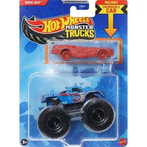 HOT WHEELS Monster Truck plus Car - Race Ace