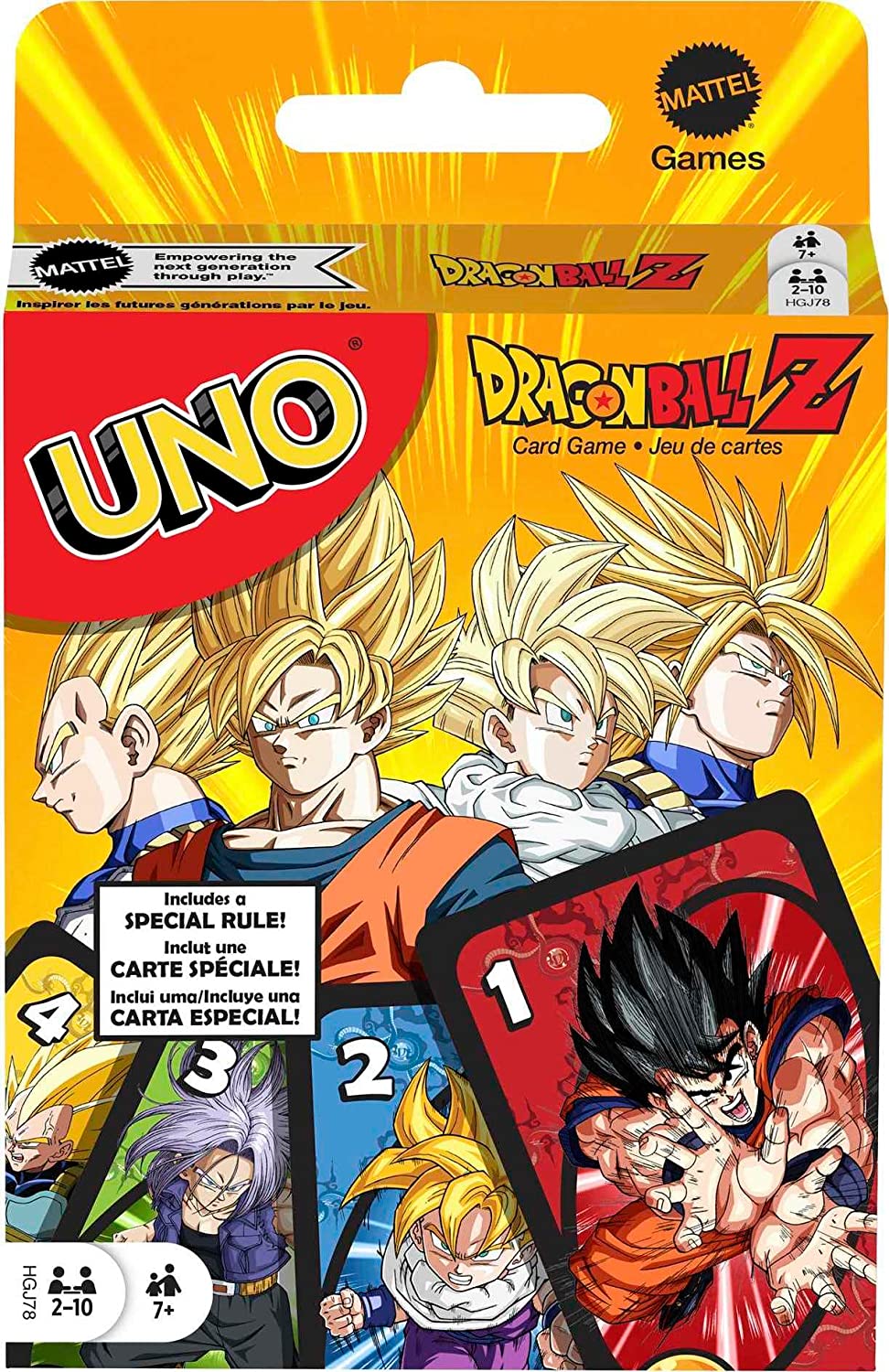 UNO Card Game - Dragon Ball Z