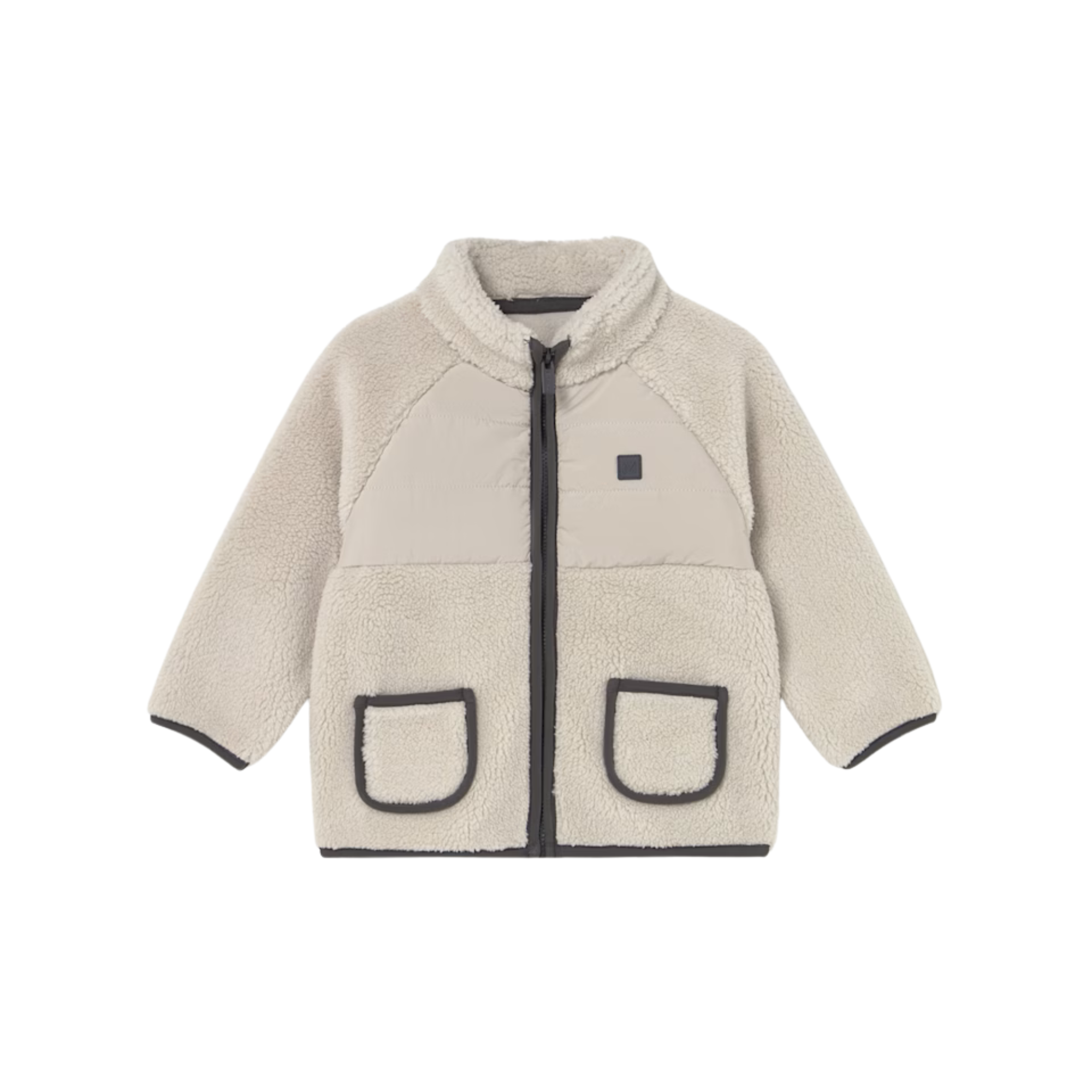 Sherpa Zip Sweatshirt - Chai