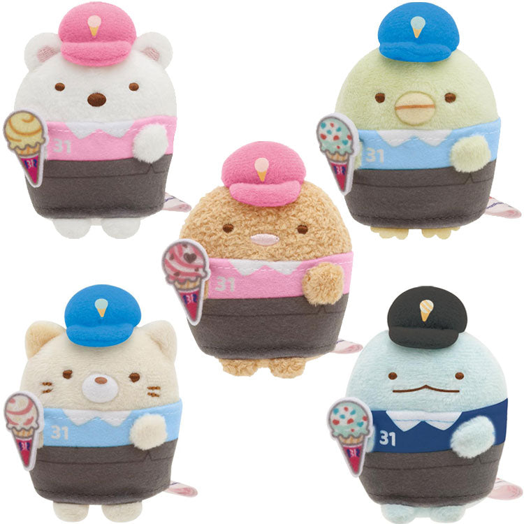 Japan San-X Sumikko Gurashi Mini Plush Doll Soft Toy (31 Ice Cream)