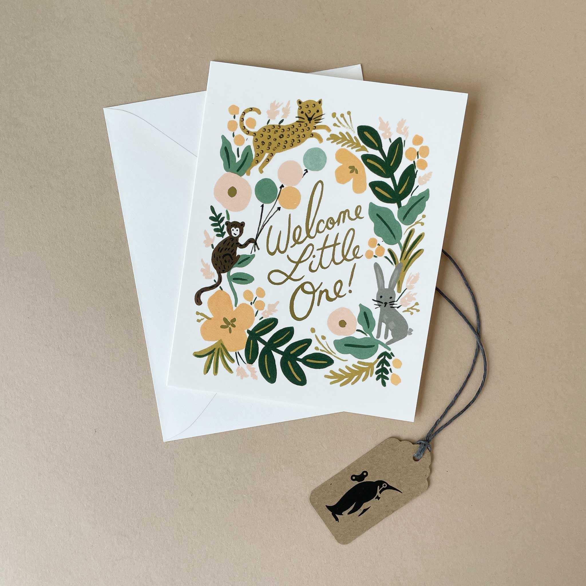Menagerie Baby Greeting Card