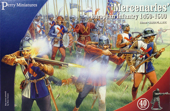 Perry Miniatures Mercenaries European Infantry 1450–1500 28mm Scale Plastic Figures