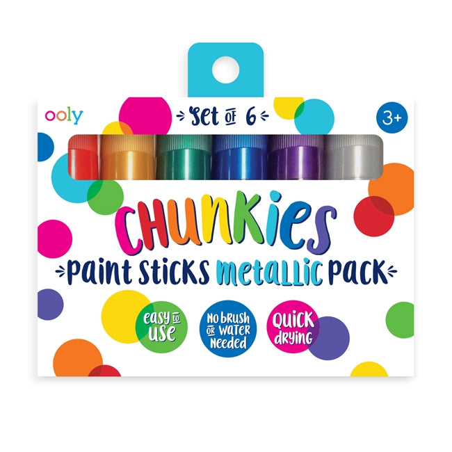 Chunkies Paint Sticks - Metallic (Set of 6)