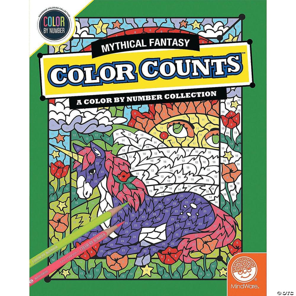 Color By Number - Color Counts - Mythical Fantasy