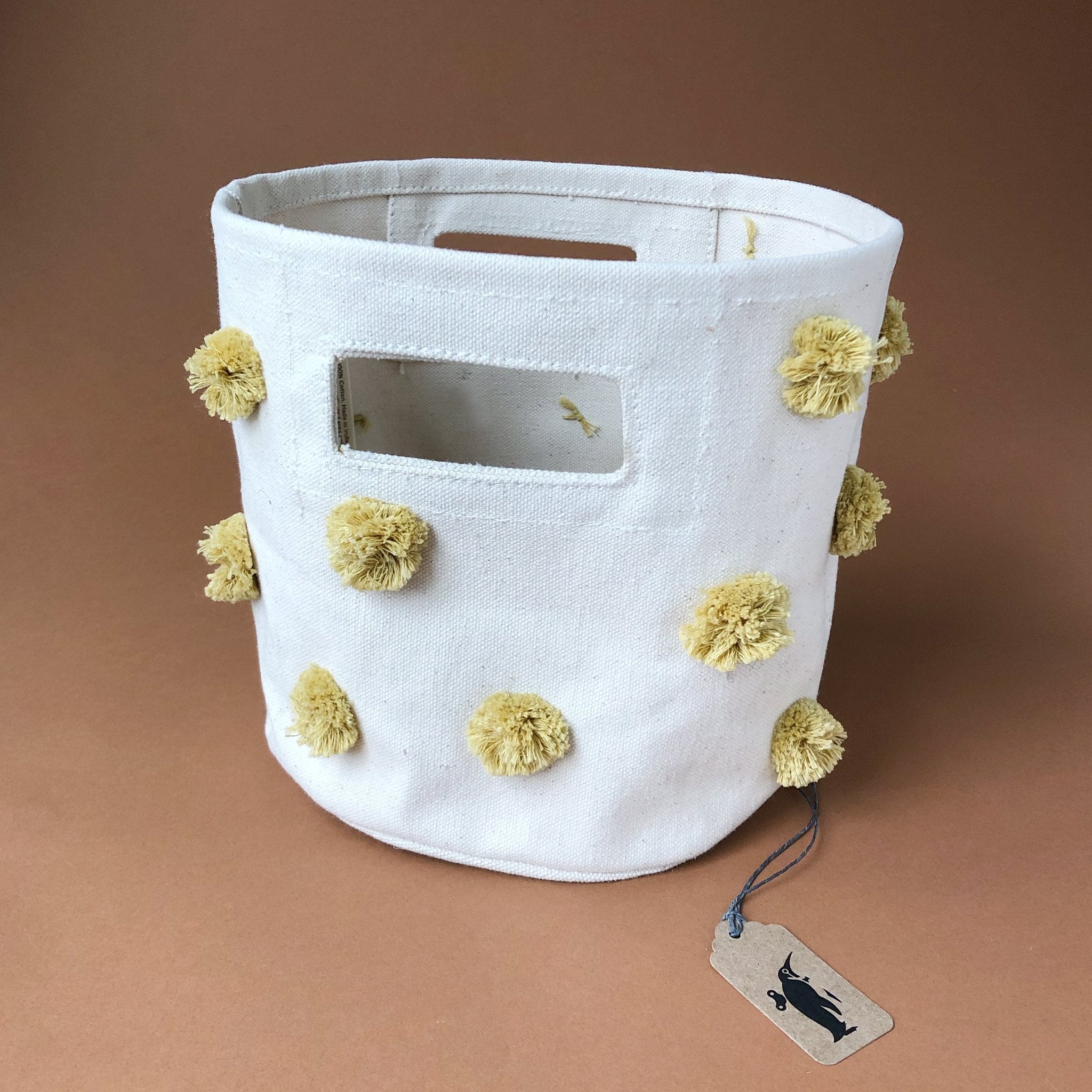 Mini Storage Bin | Pom Pom - Marigold