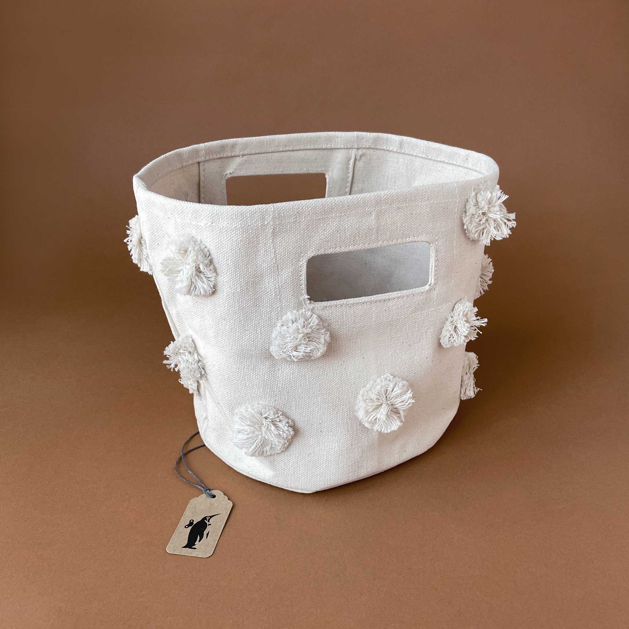 Mini Storage Bin | Pom Pom - Natural