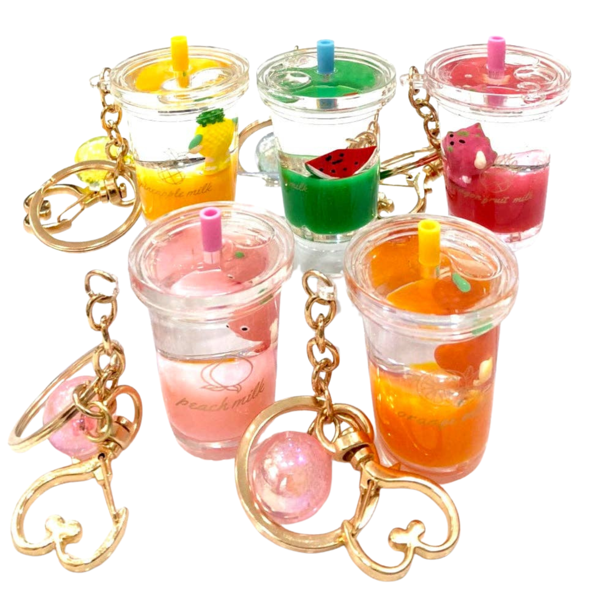 Icy Fruit Boba Tea Charm