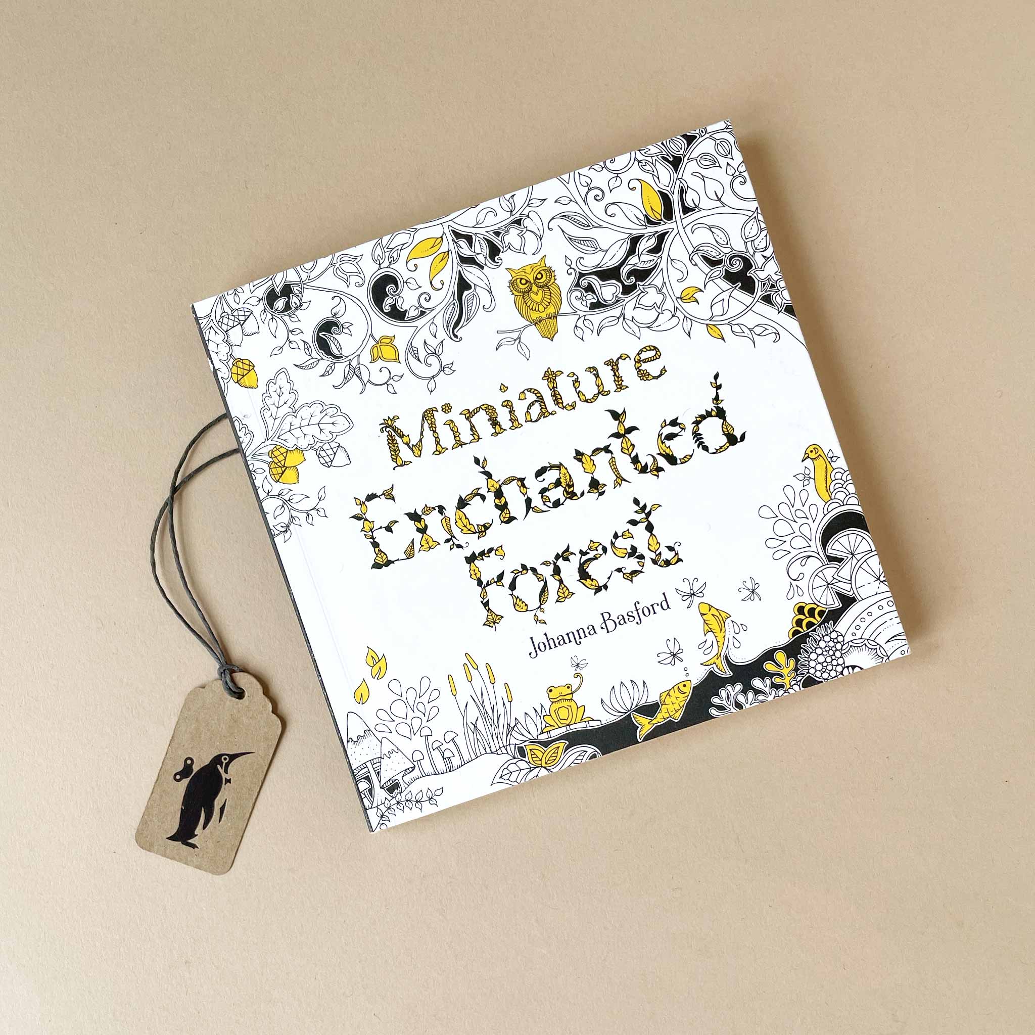 Miniature Enchanted Forest Coloring Book