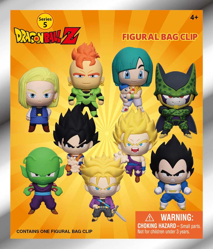 3D Foam Collectible Bag Clips - Dragon Ball Z Series 5