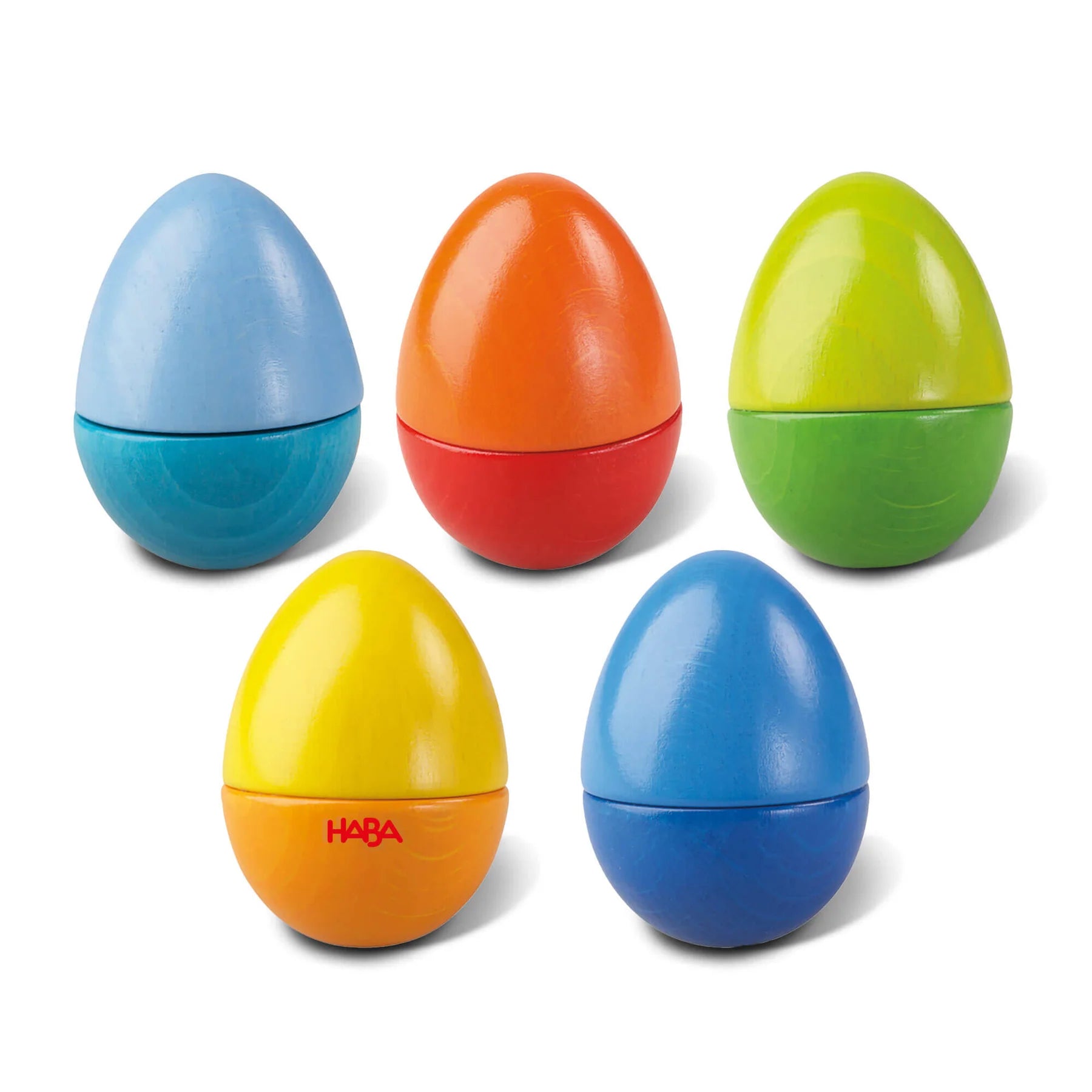 Musical Wooden Eggs - Set of 5