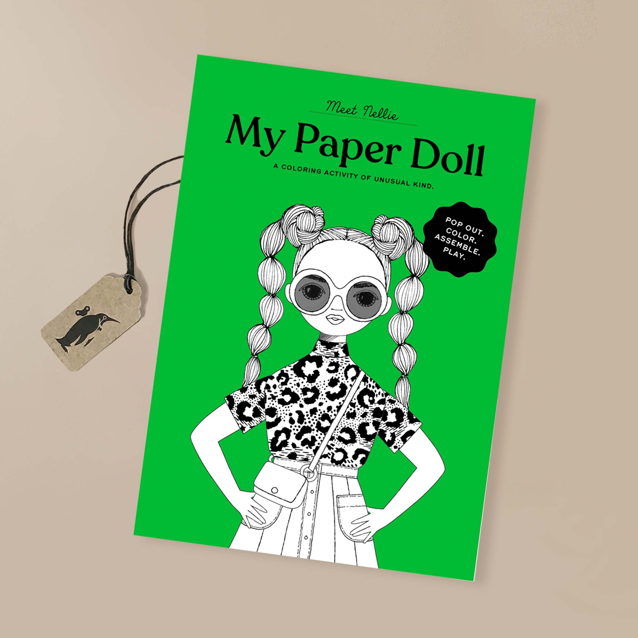 Nellie Paper Doll Coloring Kit