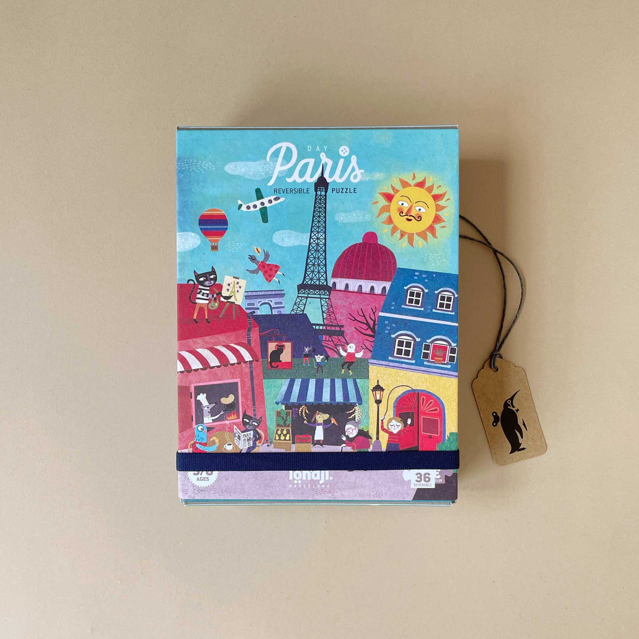 Night & Day in Paris 36pc Puzzle