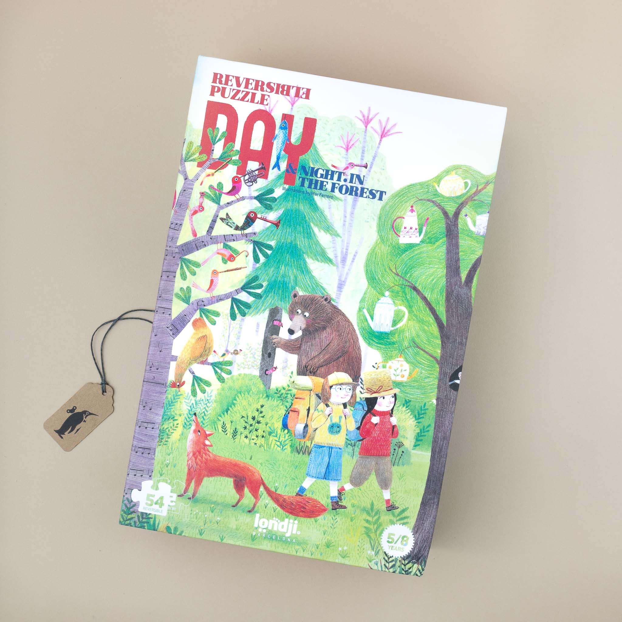 Night & Day In The Forest 54pc Puzzle