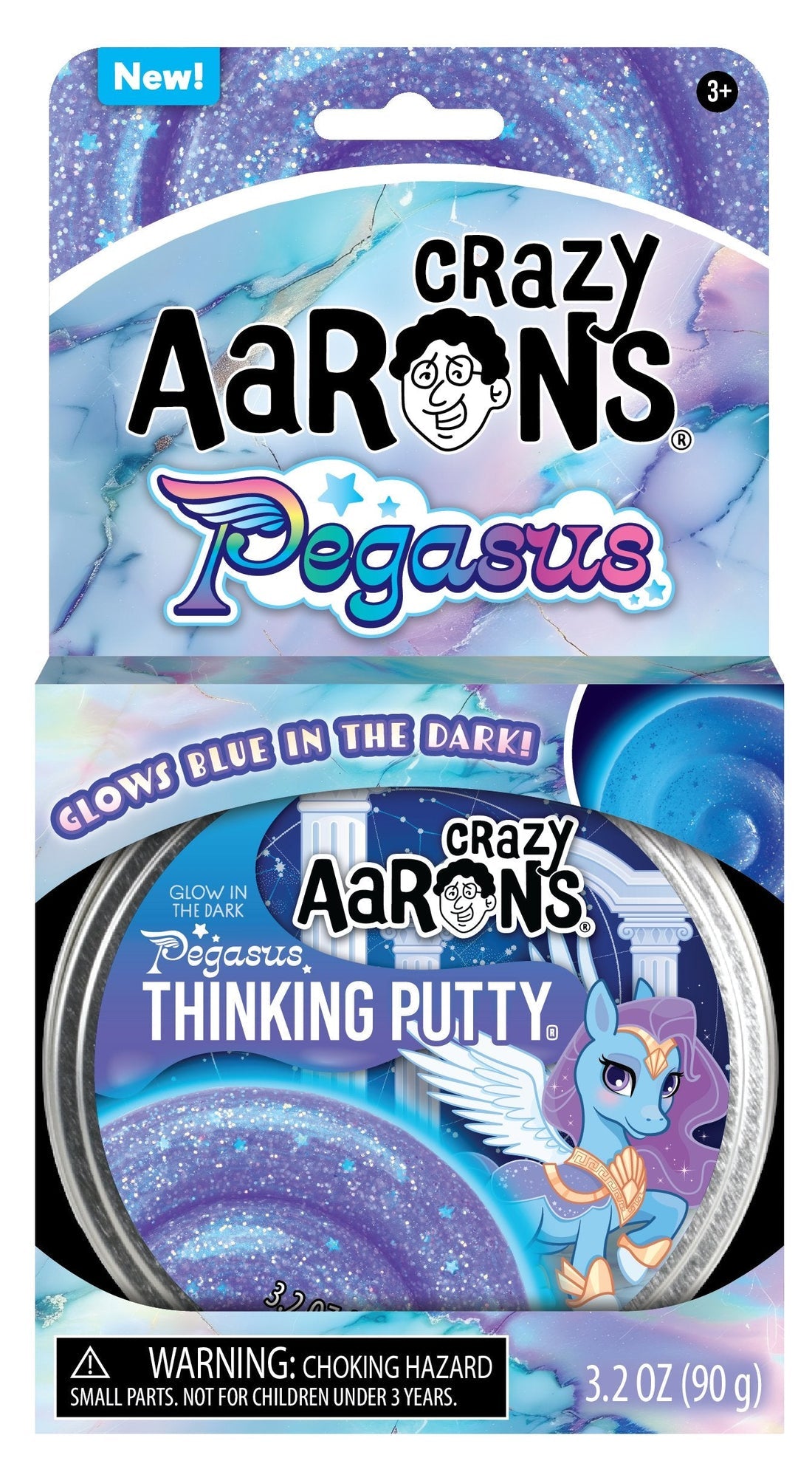 Crazy Aaron's Thinking Putty 4" Tin- Pegasus