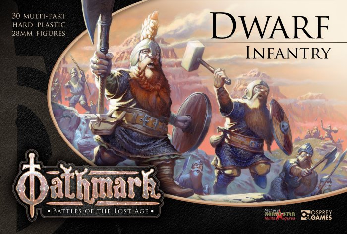 Oathmark Dwarf Infantry 30 Figure 28mm Plastic Kit