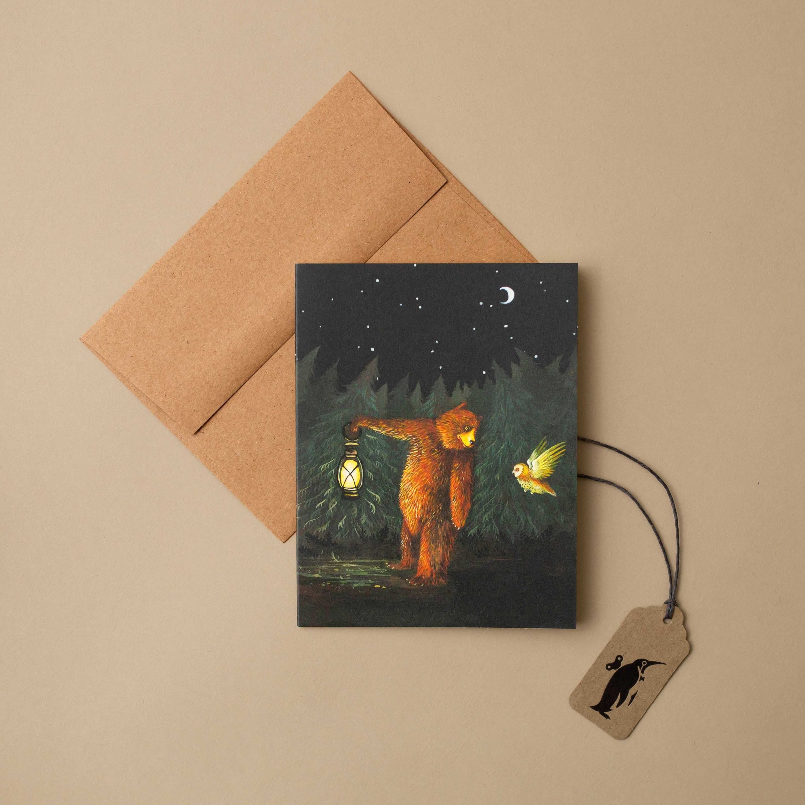 Oh Hey! Night Owl Greeting Card