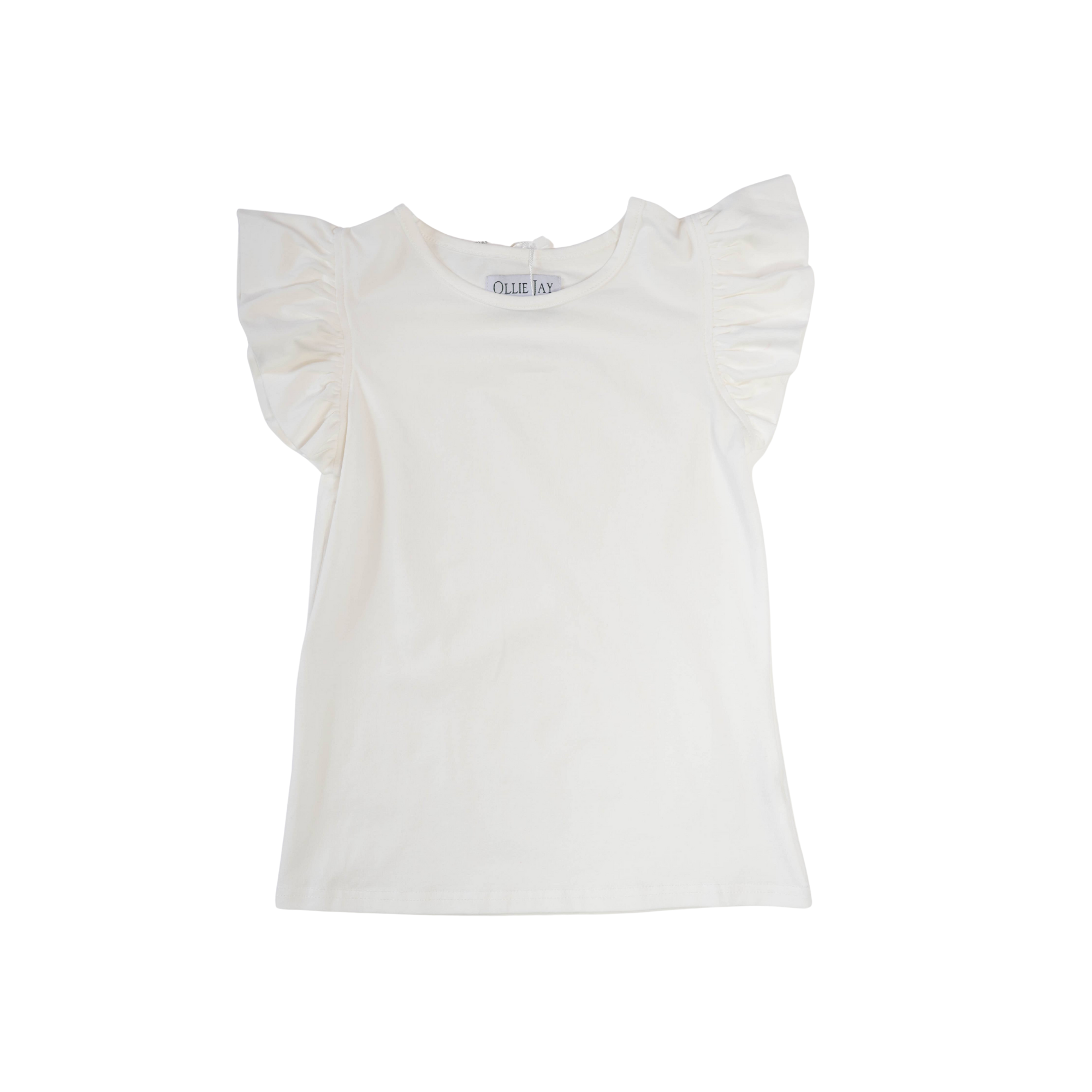Flutter Tee in White