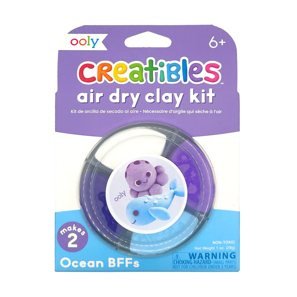 Creatibles Mini Air Dry Clay Kit -Ocean BFFs