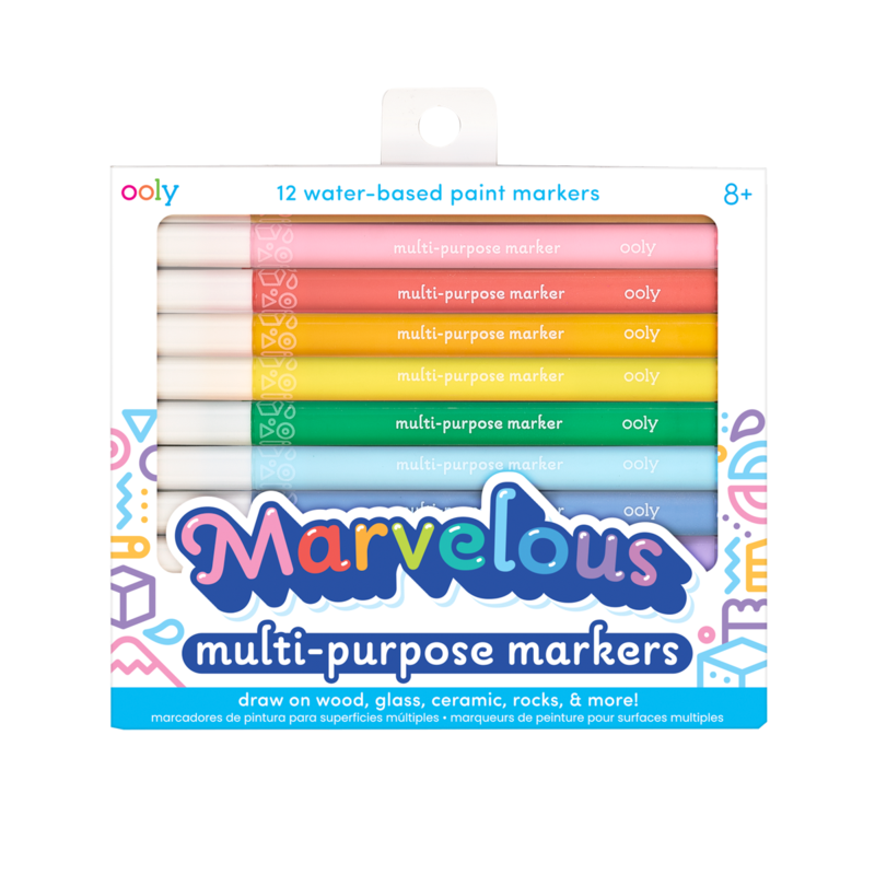 Marvelous Multi-Purpose Paint Markers Set Of 12