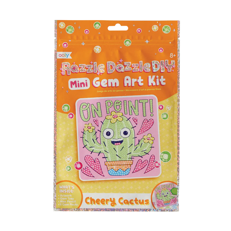 Razzle Dazzle DIY Gem Art Kit: Cheery Cactus