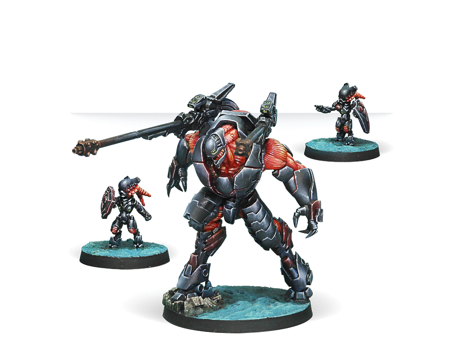 Infinity Combined Army Overdron Batroids Miniature Game Figures