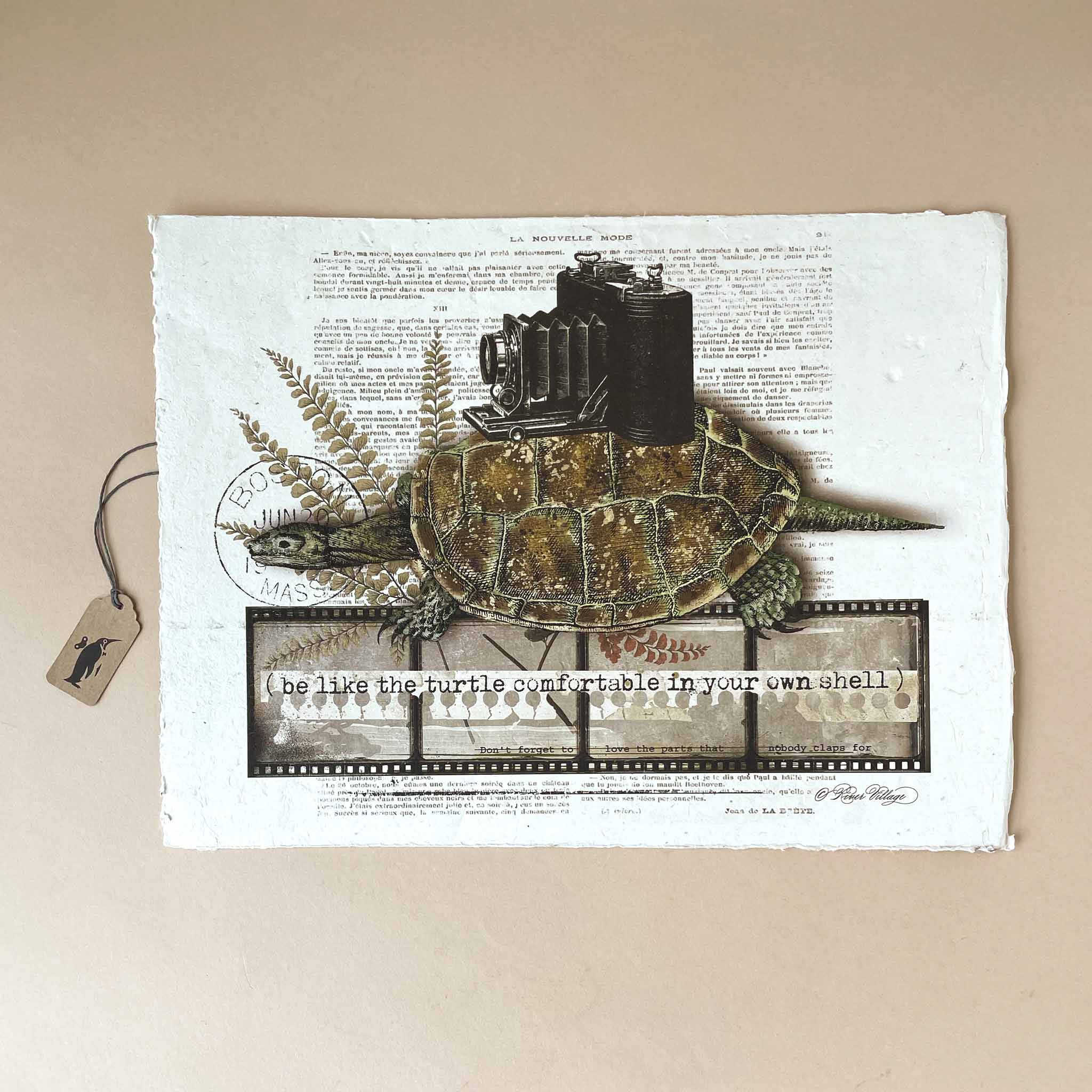 Paper Print | Be Like The Turtle