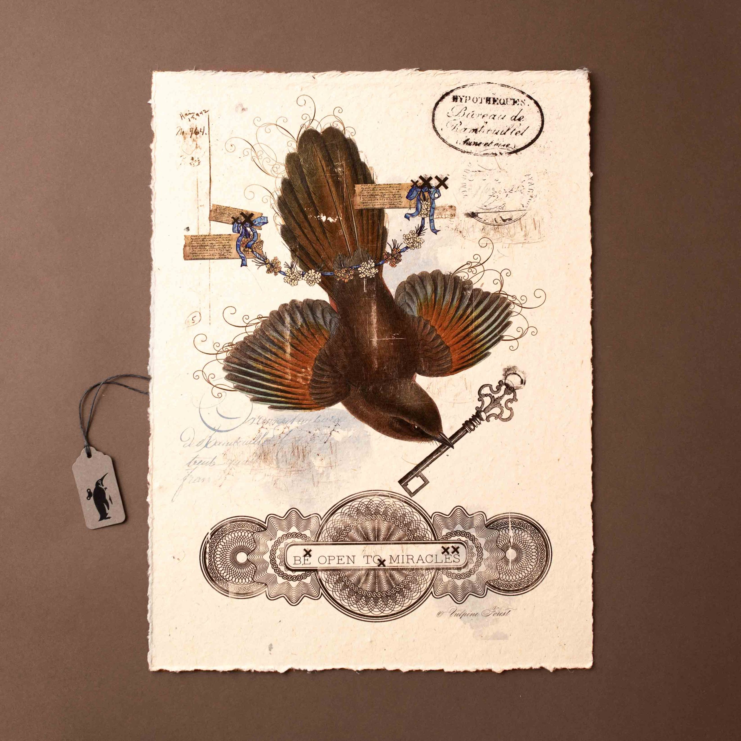 Paper Print | Be Open To Miracles